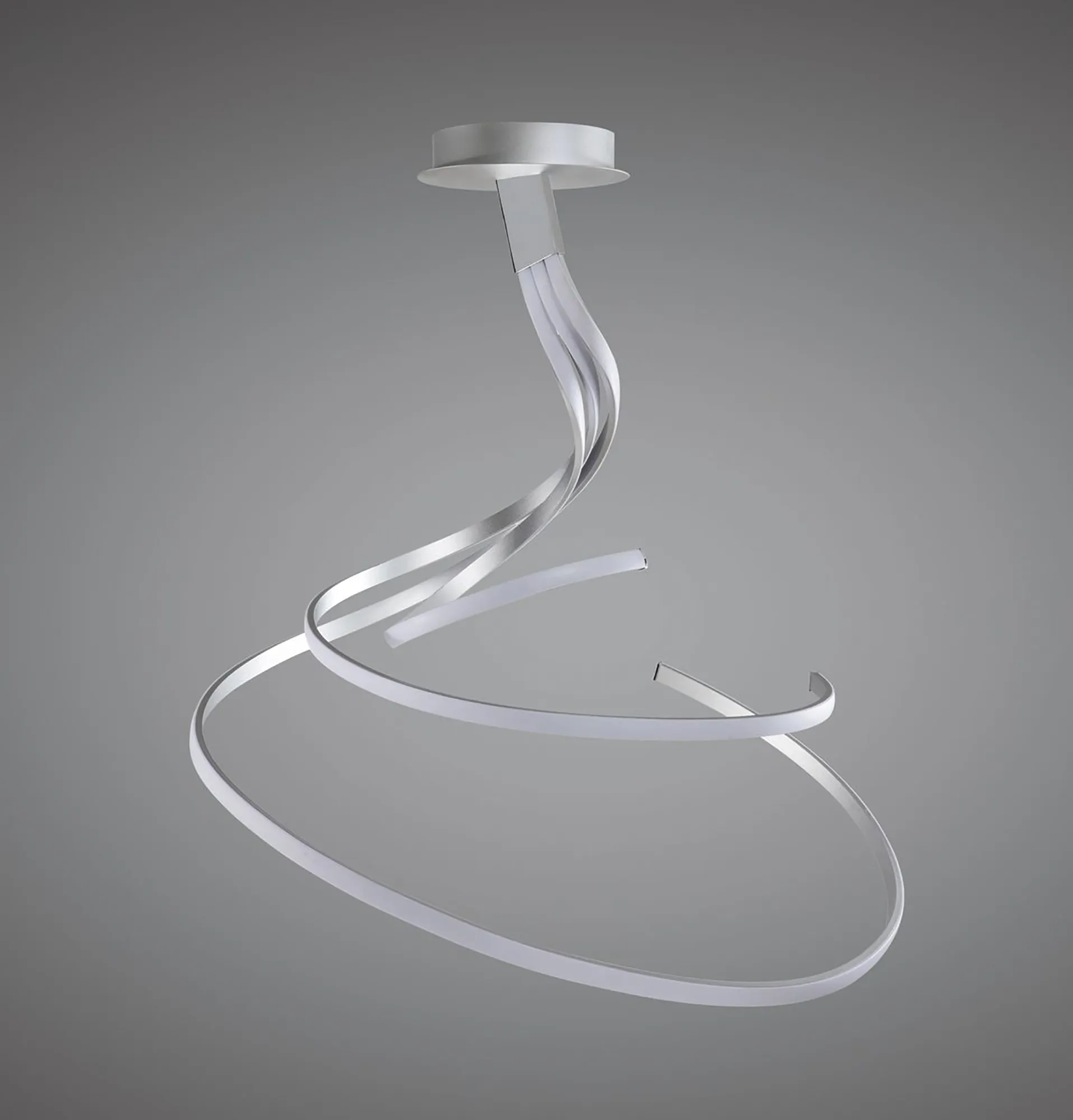 Nur Silver XL Ceiling Lights Mantra Semi Flush Fittings Nur Silver XL Ceiling Lights Mantra Semi Flush Fittings